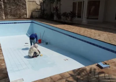 MasterPool Perbaikan Kolam Renang Jl. Mendut Menteng Jakarta